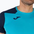 Herren Joma Record II fluor türkis/navy Laufshirt 5