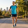 Herren Joma Record II fluor türkis/navy Laufshirt 10