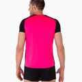 Herren Joma Record II fluor rosa/schwarzes Laufshirt 3
