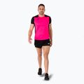 Herren Joma Record II fluor rosa/schwarzes Laufshirt 6
