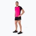 Herren Joma Record II fluor rosa/schwarzes Laufshirt 8