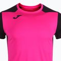 Herren Joma Record II fluor rosa/schwarzes Laufshirt 11