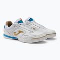 Fußballschuhe Joma Top Flex IN weiß/gold 5