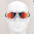 Aquasphere Vista weiß/silber/rot Titan-Schwimmmaske MS5050915LMR 12