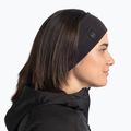 BUFF Merino-Stirnband Breit massiv schwarz 6