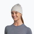 Wintermütze BUFF Heavyweight Merino Wool solid cloud 4