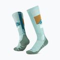 Socken BUFF Merino Heavyweight Over The Calf sea green