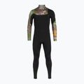 Herren Hurley Plus gedruckt 3/2 mm Fullsuit Medium braun Schwimmen Schaum 2