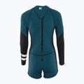 Hurley Advanty Shorty Texture 2/2 mm Springsuit schwarz/himmelblau Damen Neoprenanzug 2