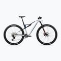 Orbea Oiz M30 2024 halo silber/blau carbon view Mountainbike