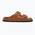 Badeschuhe Damen Genuins Galia Leather Dress camel 2