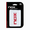 Schweißbänder fürs Handgelenk NOX Wristband with Logo 2 szt. white/red