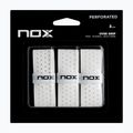 Padel-Overgrips NOX Pro Perforated Overgrip 3 pcs. white