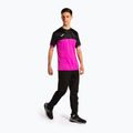 Herren-Tennisshirt Joma Montreal fluoreszierend rosa/schwarz 2