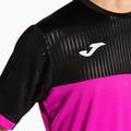 Herren-Tennisshirt Joma Montreal fluoreszierend rosa/schwarz 4