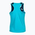 Damen Tennis Tank Top Joma Montreal fluoreszierend türkis/navy blau 8