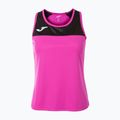 Damen Tennis Tank Top Joma Montreal fluoreszierend rosa/schwarz 3