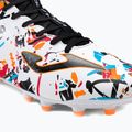 Joma Evolution FG Herren Fußballschuhe weiß/schwarz/orange 7