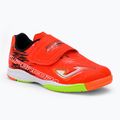 Joma Super Copa IN koralle/grün fluor Kinder Fußballschuhe