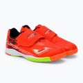 Joma Super Copa IN koralle/grün fluor Kinder Fußballschuhe 4