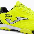 Joma Toledo TF Kinder Fußballschuhe Zitrone fluor/schwarz 10