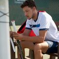 Herren Tennishemd Joma Court weiß/royal 4