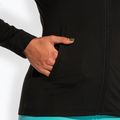 Damen Tennis Sweatshirt Joma Sculpture II Zip-Up Hoodie schwarz 5