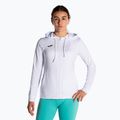 Damen Tennis Sweatshirt Joma Sculpture II Zip-Up Hoodie weiß