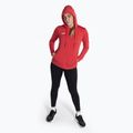 Damen Tennis Sweatshirt Joma Sculpture II Zip-Up Hoodie rot 2