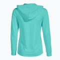 Damen Tennis Sweatshirt Joma Sculpture II Zip-Up Hoodie türkis 2