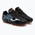 Kinder Fußballschuhe Joma Super Copa Jr AG schwarz/türkis 4