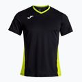 Herren-Tennisshirt Joma Court schwarz/grün