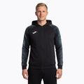 Men's Joma Elite XI Hoodie schwarz/anthrazit Laufsweatshirt