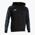 Men's Joma Elite XI Hoodie schwarz/anthrazit Laufsweatshirt 2