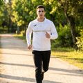 Men's Joma Record III Full Zip Laufsweatshirt weiß 8