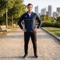 Herren Joma Record III Full Zip Laufsweatshirt navy 5