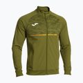 Herren Joma Record III Full Zip khakifarbenes Laufsweatshirt