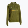 Damen Joma Record III Full Zip grünes Laufsweatshirt