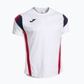 Herren Joma Montreal T-shirt weiß/rot 4