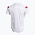 Herren Joma Montreal T-shirt weiß/rot 5