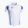 Herren-Tennisshirt Joma Montreal weiß/himmelblau 2