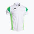 Herren-Tennisshirt Joma Montreal weiß/fluorgrün 2