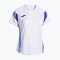 Damen-Tennisshirt Joma Montreal weiß/himmelblau 2