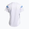 Damen-Tennisshirt Joma Montreal weiß/himmelblau 3