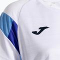 Damen-Tennisshirt Joma Montreal weiß/himmelblau 4