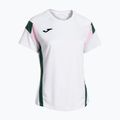 Damen-Tennisshirt Joma Montreal weiß/grün 2