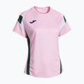 Damen-Tennisshirt Joma Montreal rosa/grün 2