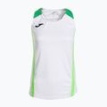 Damen-Tennisshirt Joma Montreal white/green flour
