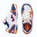 Kinder Fußballschuhe Joma Top Flex Jr IN white-orange 4