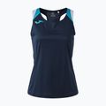 Damen-Tennisshirt Joma Terra Tank Top dark navy/turquoise fluor